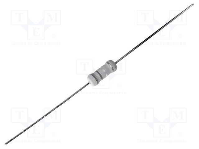 Resistor: metal oxide; THT; 15Ω; 2W; ±5%; Ø5x12mm; axial