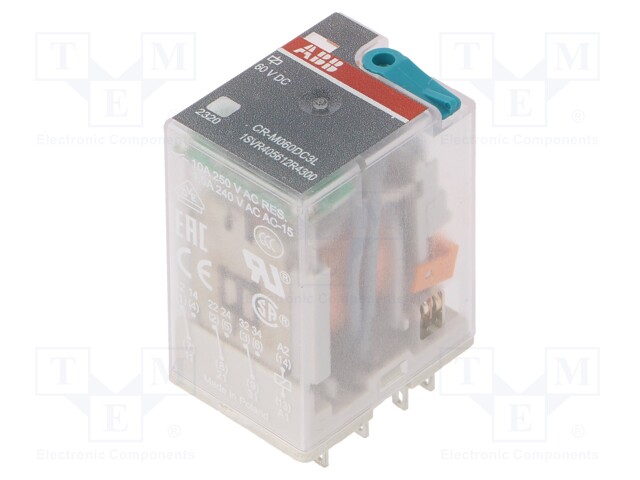 Relay: electromagnetic; 3PDT; Ucoil: 60VDC; 10A; max.250VAC