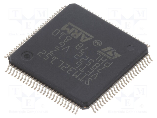 ARM microcontroller; Flash: 512kB; 32MHz; SRAM: 80kB; LQFP100
