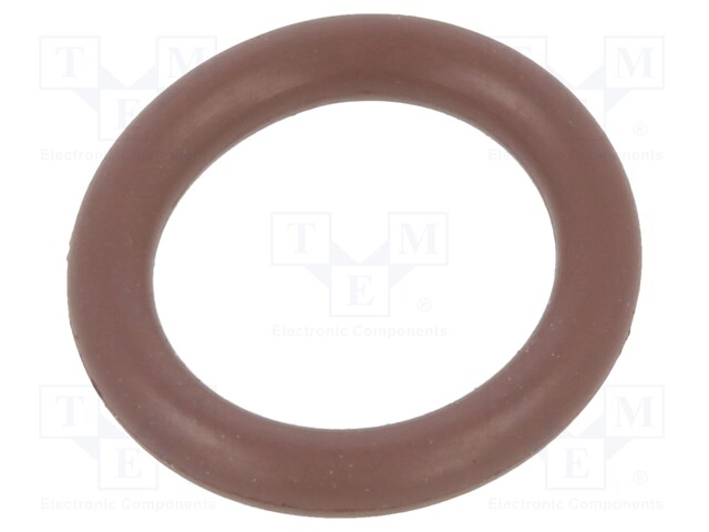 O-ring gasket; FPM; D: 2mm; Øint: 9mm; brown; -20÷200°C