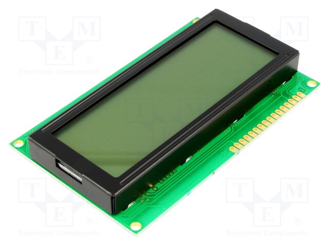 Display: LCD; alphanumeric; FSTN Positive; 20x4; 98x60x14.5mm; LED