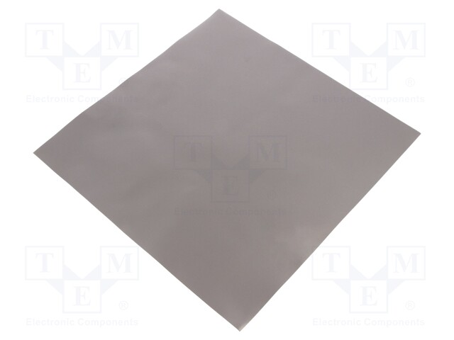 Shielding mat; 240x240x0.3mm; Permeability: 20; self-adhesive