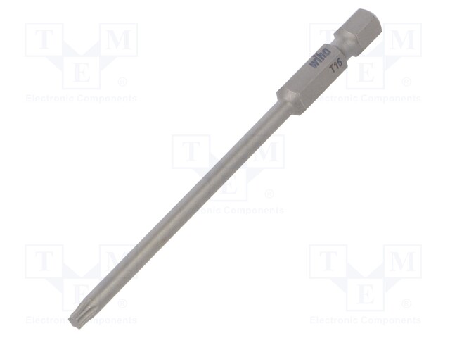 Screwdriver bit; Torx®; TX15; Overall len: 90mm