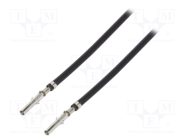 Contact; female; 22AWG; Standard .062"; tinned; Len: 0.15m