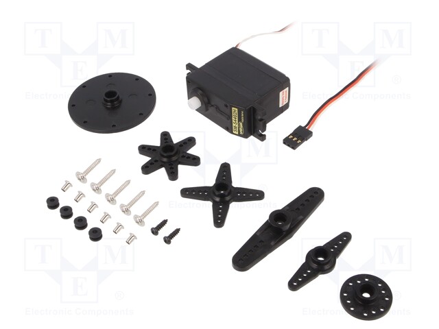 Motor: servo; 4.8÷6VDC; standard; digital; 40g; 40x20.2x36mm; 120°