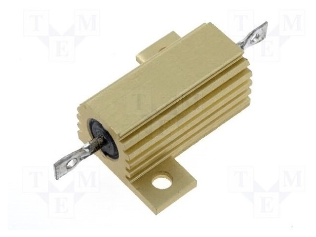 Resistor: wire-wound; with heatsink; screw; 4.7Ω; 25W; ±5%