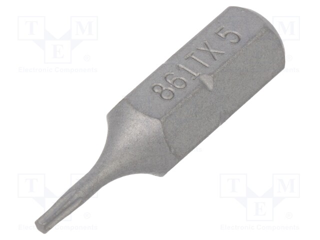 Screwdriver bit; Torx®; TX05; Overall len: 25mm