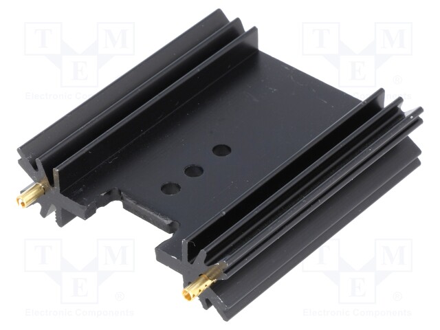 Heatsink: extruded; TO220,TO3P; black; L: 50.8mm; W: 45mm; H: 12.7mm