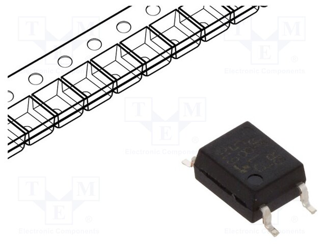 Optocoupler; SMD; Channels: 1; Out: transistor; Uinsul: 3.75kV