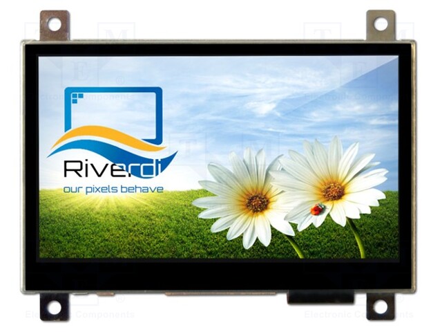 Display: TFT; 4.3"; 480x272; Illumin: LED; Dim: 106.3x68x7.95mm