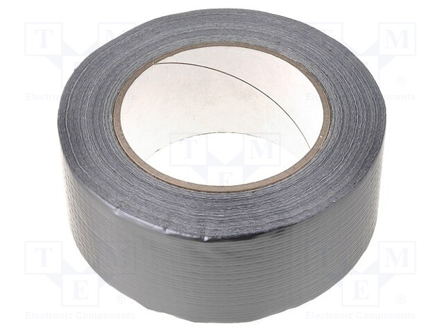 Tape: duct; W: 50mm; L: 50m; D: 0.2mm; silver; rubber; 0÷60°C; 5N/cm