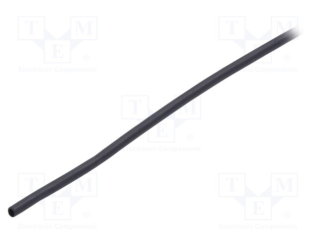 Heat shrink sleeve; glued; 3: 1; 3mm; L: 150m; black; polyolefine