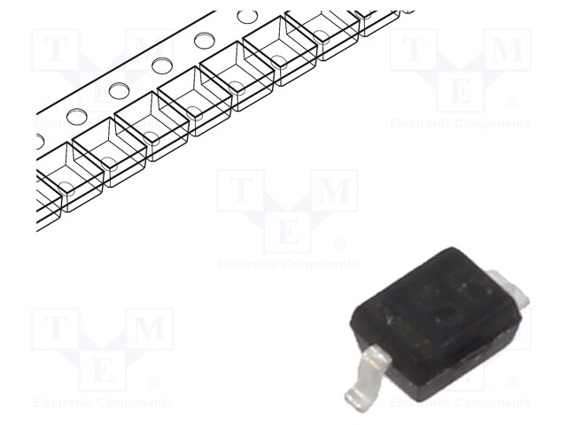 Diode: Schottky rectifying; SMD; 40V; 0.35A; 10ns; Ufmax: 0.6V