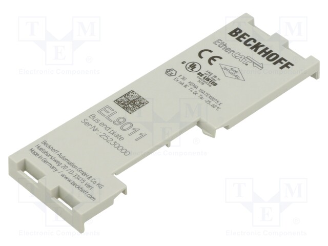 Industrial module: bus end terminal; RJ45; -25÷60°C; IP20