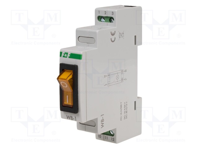 Module: pushbutton switch; 250VAC; 16A; IP20; Pos: 2