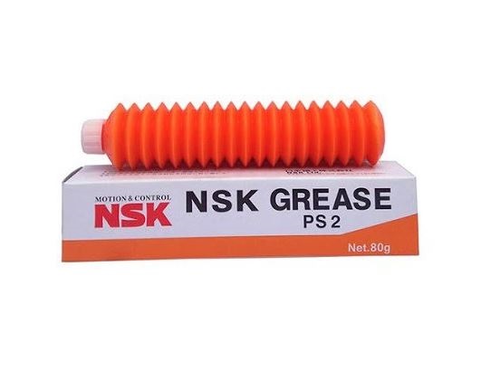 Grease; paste; Ingredients: lithium soap; synthetic oil + mineral oiltube; 80g; NSK Grease PS2