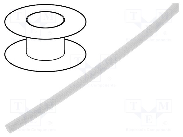 Insulating tube; Mat: glass fibre coated  with silicone rubber