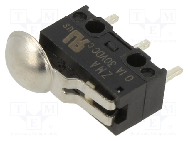 Microswitch SNAP ACTION; SPDT; 0.1A/125VAC; 0.1A/60VDC; ON-(ON)