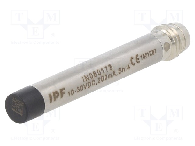 Sensor: inductive; Output conf: PNP / NO; 4mm; 10÷30VDC; Ø6,5; IP67