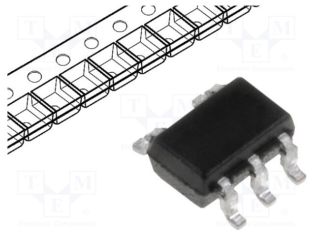 Transistor: NPN / PNP; bipolar; BRT; 50V; 0.1A; 150mW; SOT353