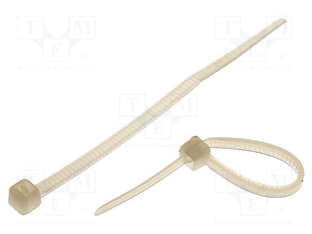 Cable tie; L: 62mm; W: 2.4mm; polyamide; 78.5N; natural; Ømax: 11mm