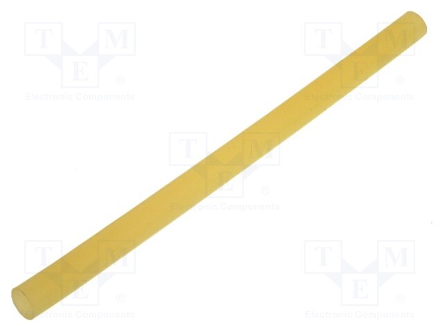 Hot melt glue; Ø: 11mm; yellow transparent; L: 300mm