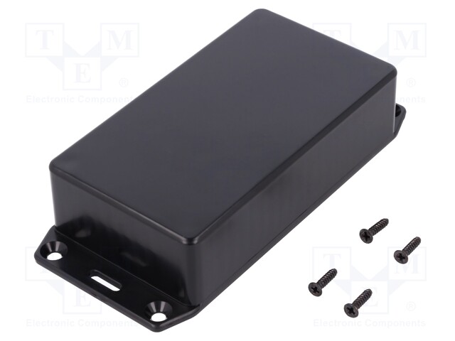 Enclosure: multipurpose; X: 62mm; Y: 112mm; Z: 31mm; 1591S; ABS; black