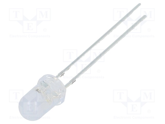 LED; 5mm; blue; 1560÷2180mcd; 100°; 3÷5V; 20mA; Lens: diffused; 1.8Hz