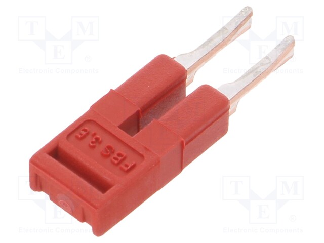 Screw bridge; ways: 2; red; Width: 3.5mm; UL94V-0