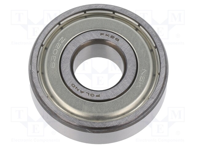 Bearing: ball; Øint: 15mm; Øout: 42mm; W: 13mm; bearing steel