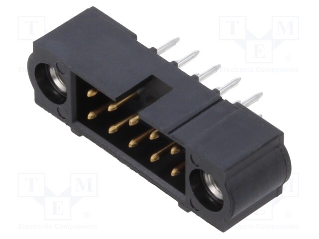 Pin Header, Dual in Line, Wire-to-Board, 2 mm, 2 Rows, 10 Contacts, Through Hole Straight