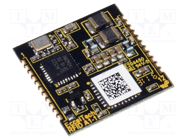 RFID reader; 20x20x2mm; I2C,SPI; 2.5÷3.6V; f: 13,56MHz; PCB edge