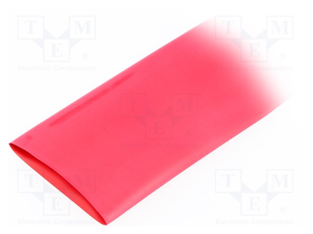 Heat shrink sleeve; 2: 1; 50.8mm; L: 1.2m; red; polyolefine; 5pcs.