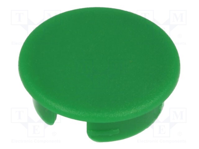 Cap; ABS; green; push-in; Application: A2513,A2613; Shape: round