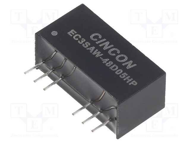 Converter: DC/DC; 3W; Uin: 18÷74V; Uout: 5VDC; Uout2: -5VDC; 4.8g