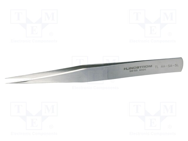 Tweezers; 130mm; Blades: straight; Blade tip shape: sharp