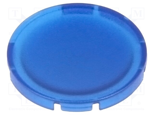 Actuator lens; 22mm; RMQ-Titan; Colour: blue