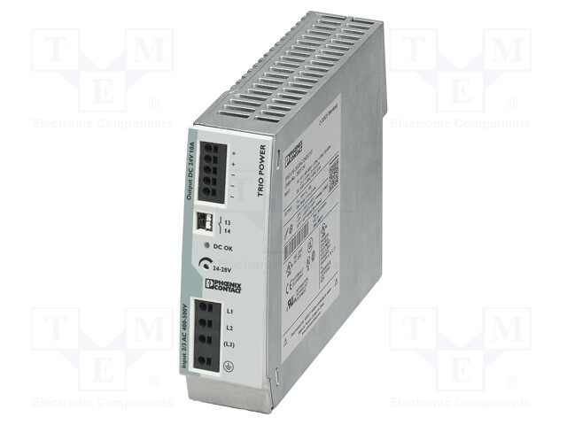 Power supply: switched-mode; Mounting: DIN; IP20