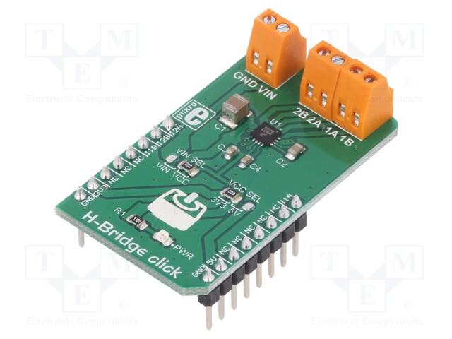 Click board; motor driver,H bridge; GPIO; MC34933; 3.3/5VDC