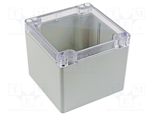 Enclosure: multipurpose; X: 105mm; Y: 105mm; Z: 90mm; 1554; grey; IP68