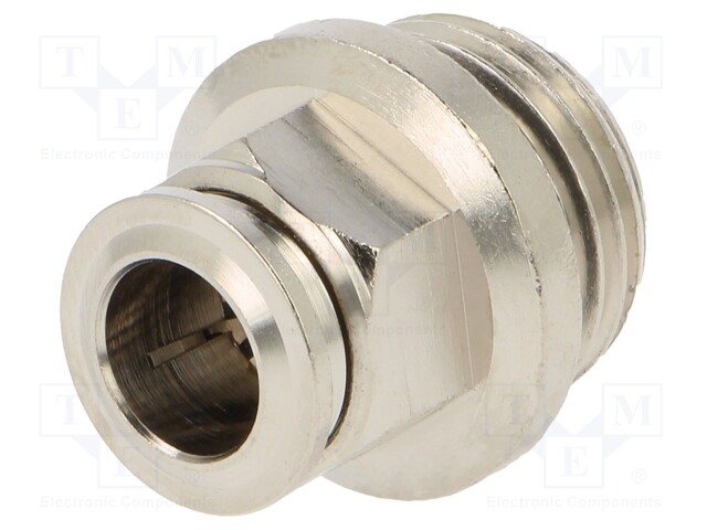 Push-in fitting; straight; 1/2"; -0.99÷20bar; 10mm