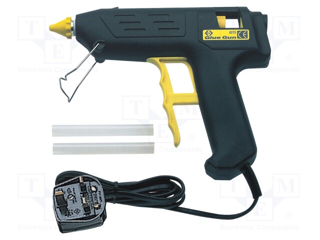 Hot melt glue gun; Ø: 11mm; 80W; Plug: UK; 230VAC