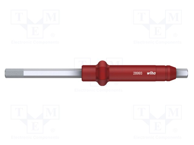 Interchangeable blade; hex key; HEX 5mm; 130mm; max.20Nm