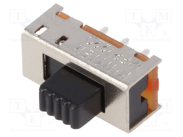 Switch: slide; Pos: 2; 0.3A/30VDC; ON-ON; Mounting: PCB,THT; 20mΩ