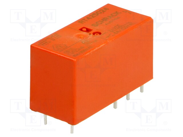 Relay: electromagnetic; DPDT; Ucoil: 24VDC; 8A/250VAC; 8A/30VDC; 8A