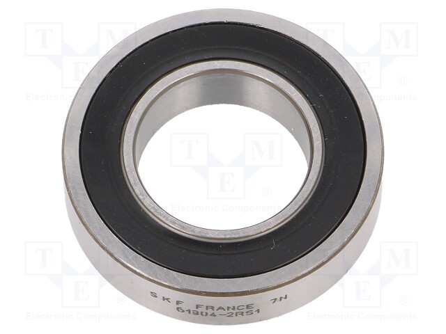 Bearing: single row deep groove ball; Øint: 20mm; Øout: 37mm