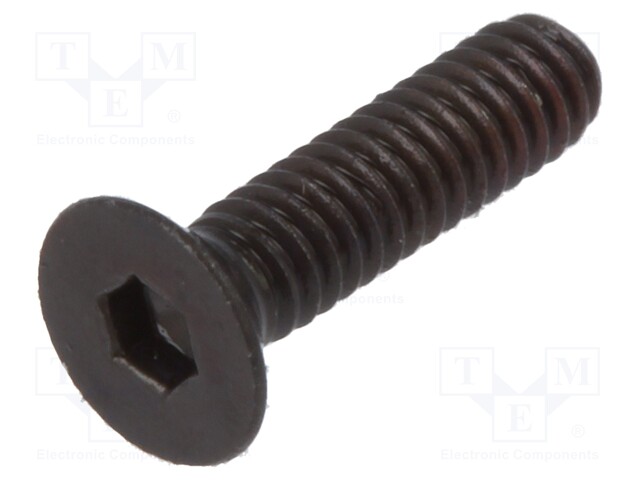 Screw; M2x8; DIN: 7991; Head: countersunk; imbus; steel; HEX 1,3mm