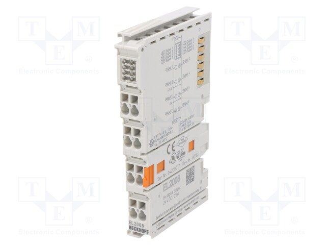 Industrial module: digital output; 24VDC; -25÷60°C; IP20; OUT: 8