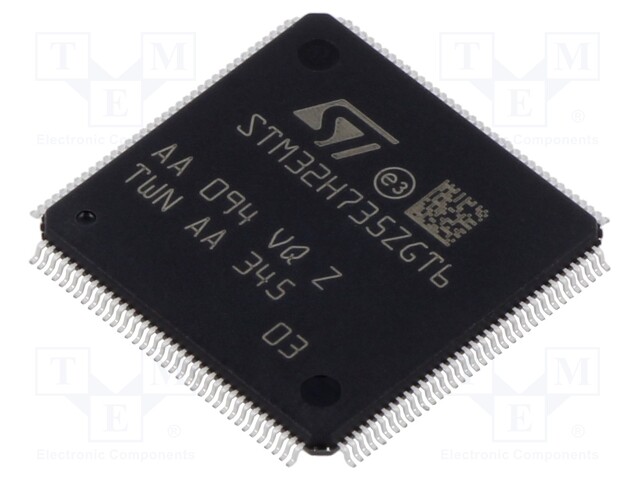 IC: ARM microcontroller; Flash: 1MB; 550MHz; SRAM: 564kB; LQFP144