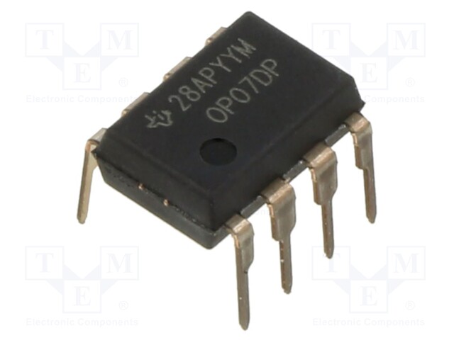 Operational Amplifier, 1 Amplifier, 600 kHz, 0.3 V/µs, 6V to 36V, DIP, 8 Pins